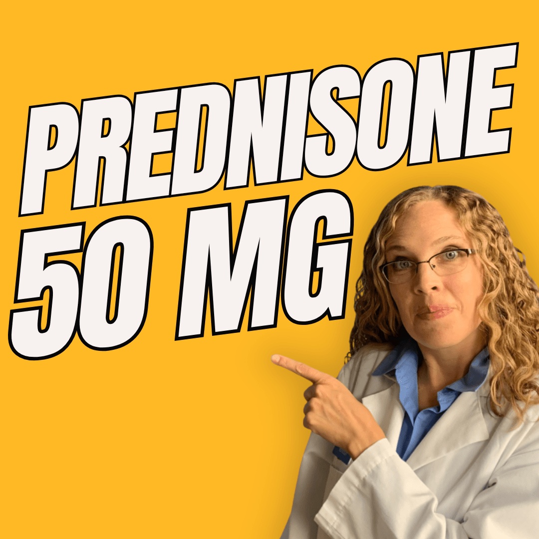 Prednisone 50 mg for 5 Days - Used For- Side Effects - Taper? | Dr. Megan